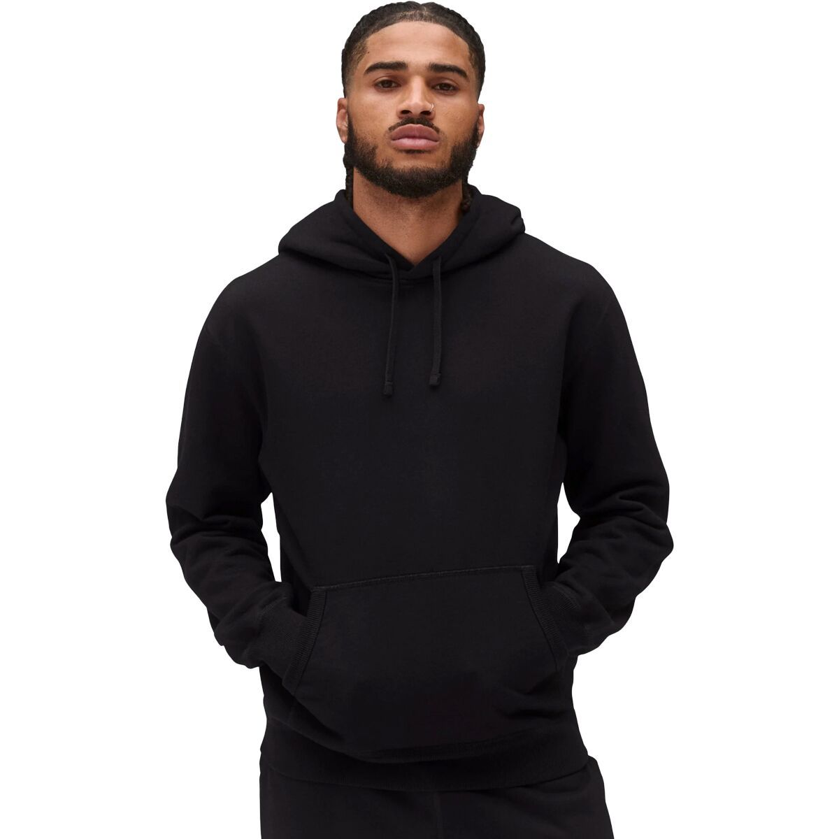 Image of Reigning Champ Midweight Terry Standard Hoodie - Men's Black, L