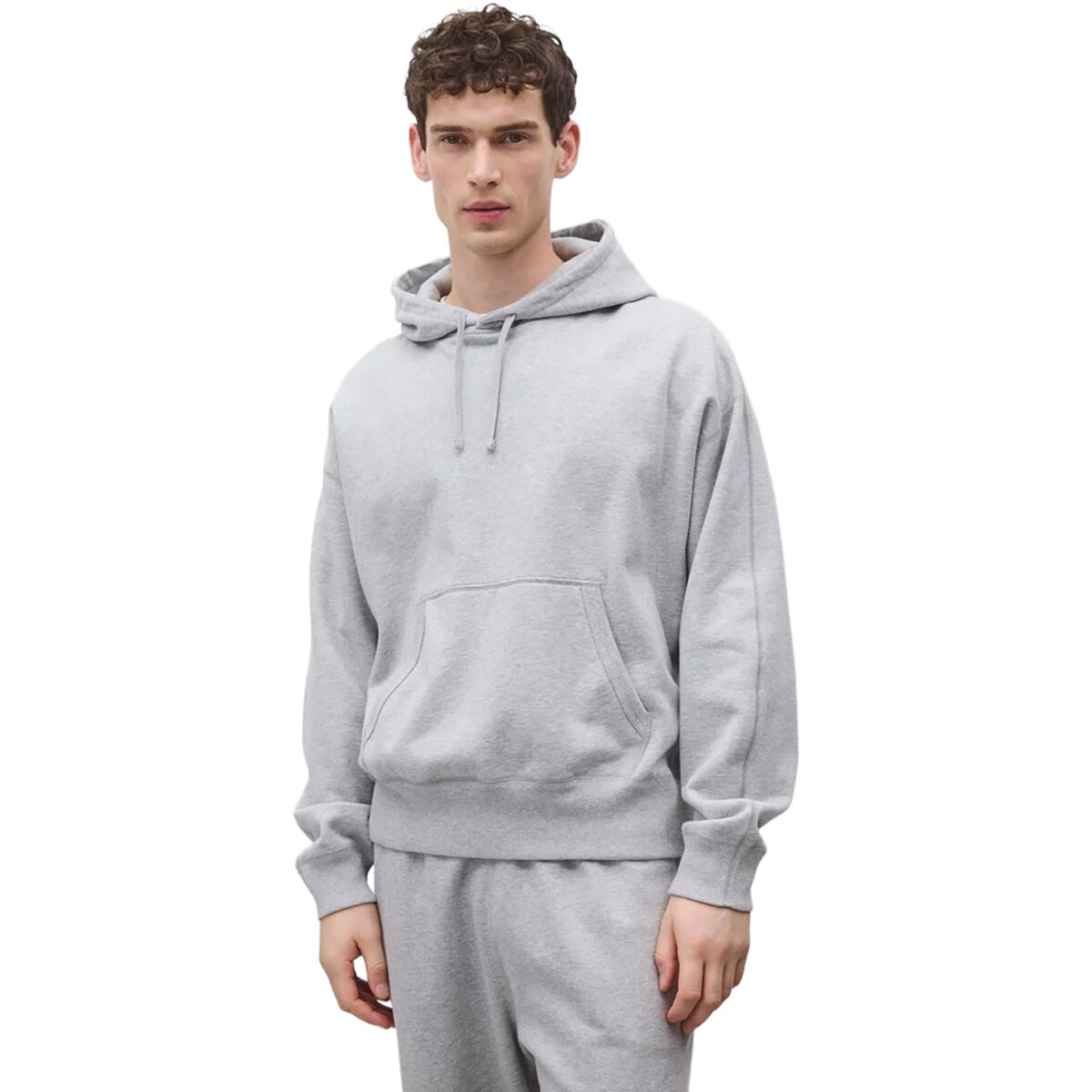 Image of Reigning Champ Midweight Terry Relaxed Hoodie - Men's Heather Grey, L