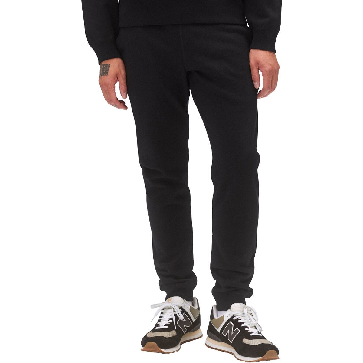 Image of Reigning Champ Midweight Terry Slim Sweatpant - Men's Black, M