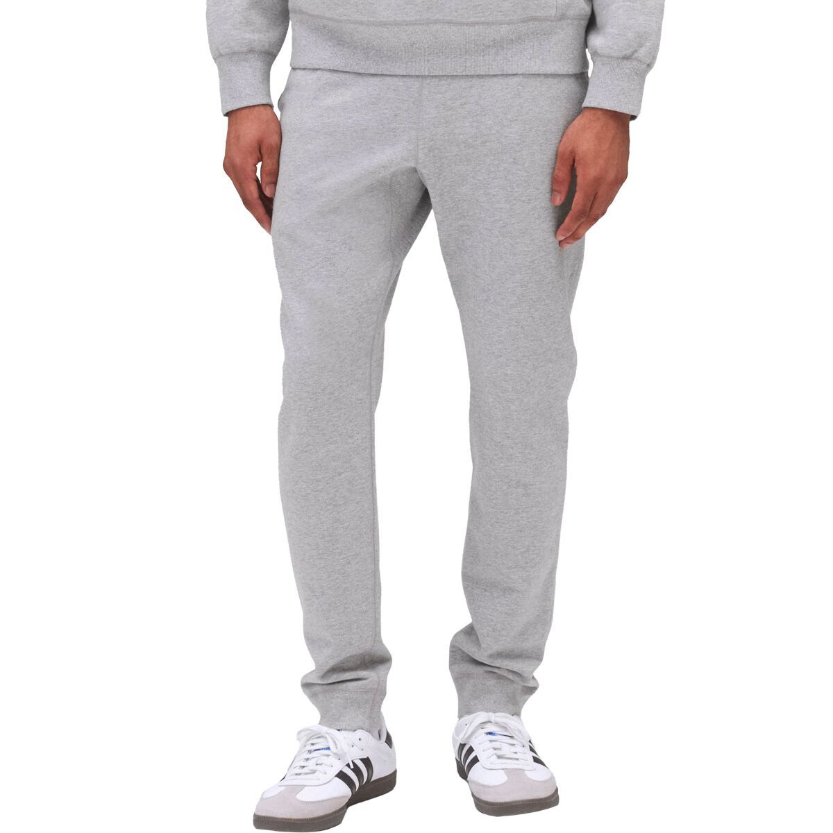 Image of Reigning Champ Midweight Terry Slim Sweatpant - Men's Heather Grey, L