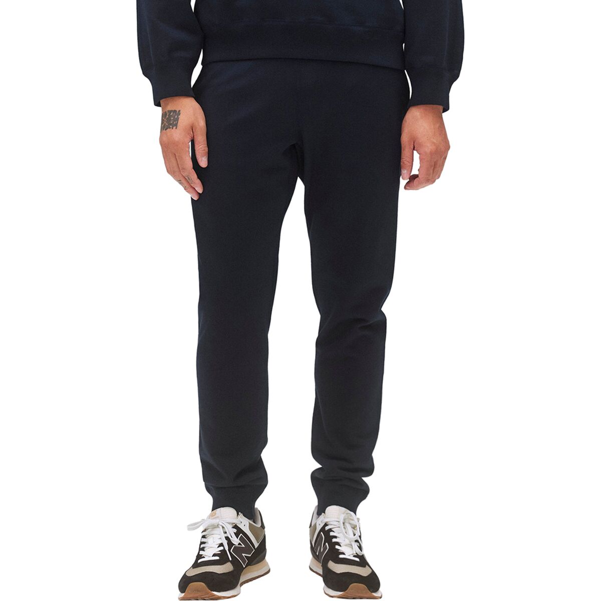 Image of Reigning Champ Midweight Terry Slim Sweatpant - Men's Navy, XL