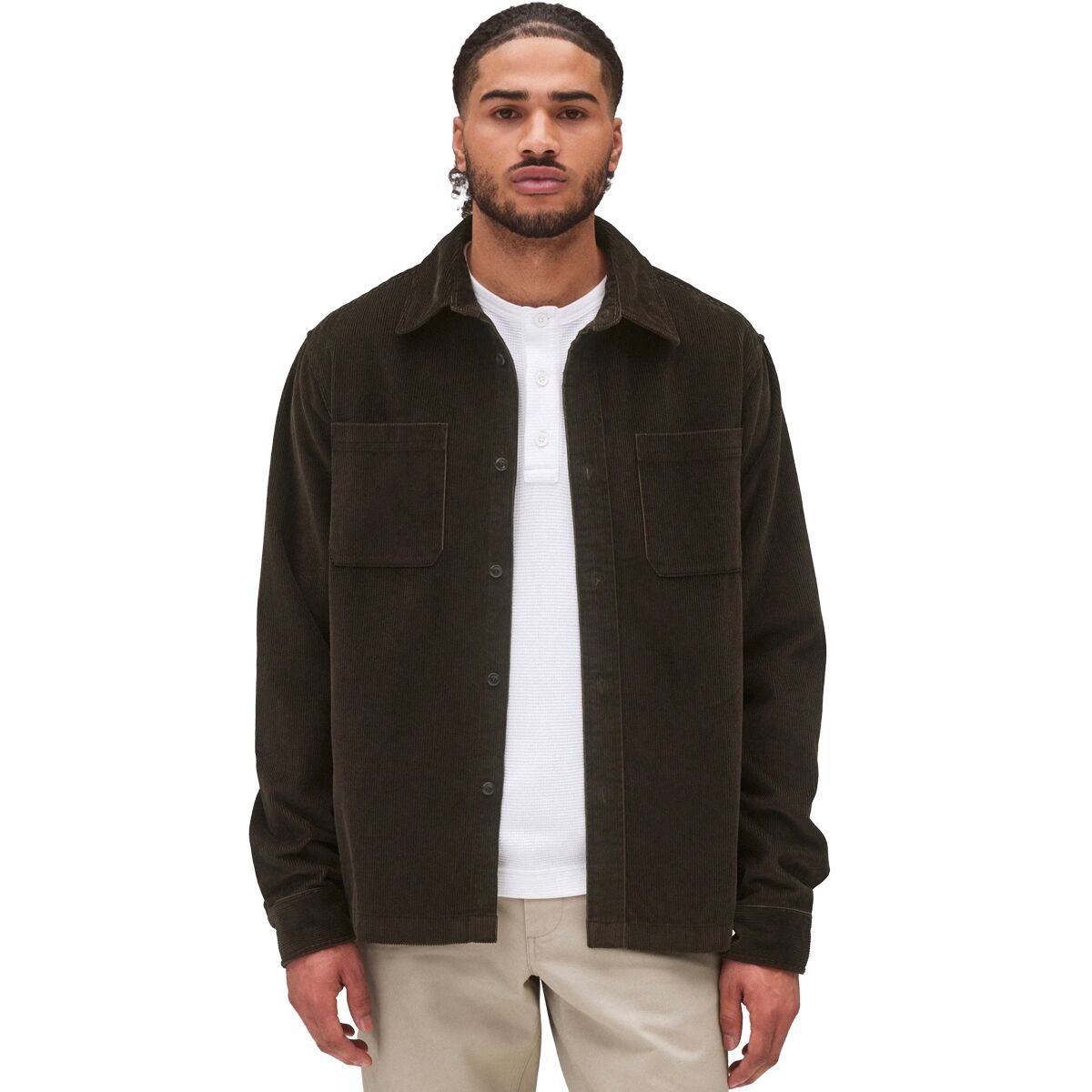 Reigning Champ Reigning Champ Corduroy Campus Overshirt - Men's Coffee, S