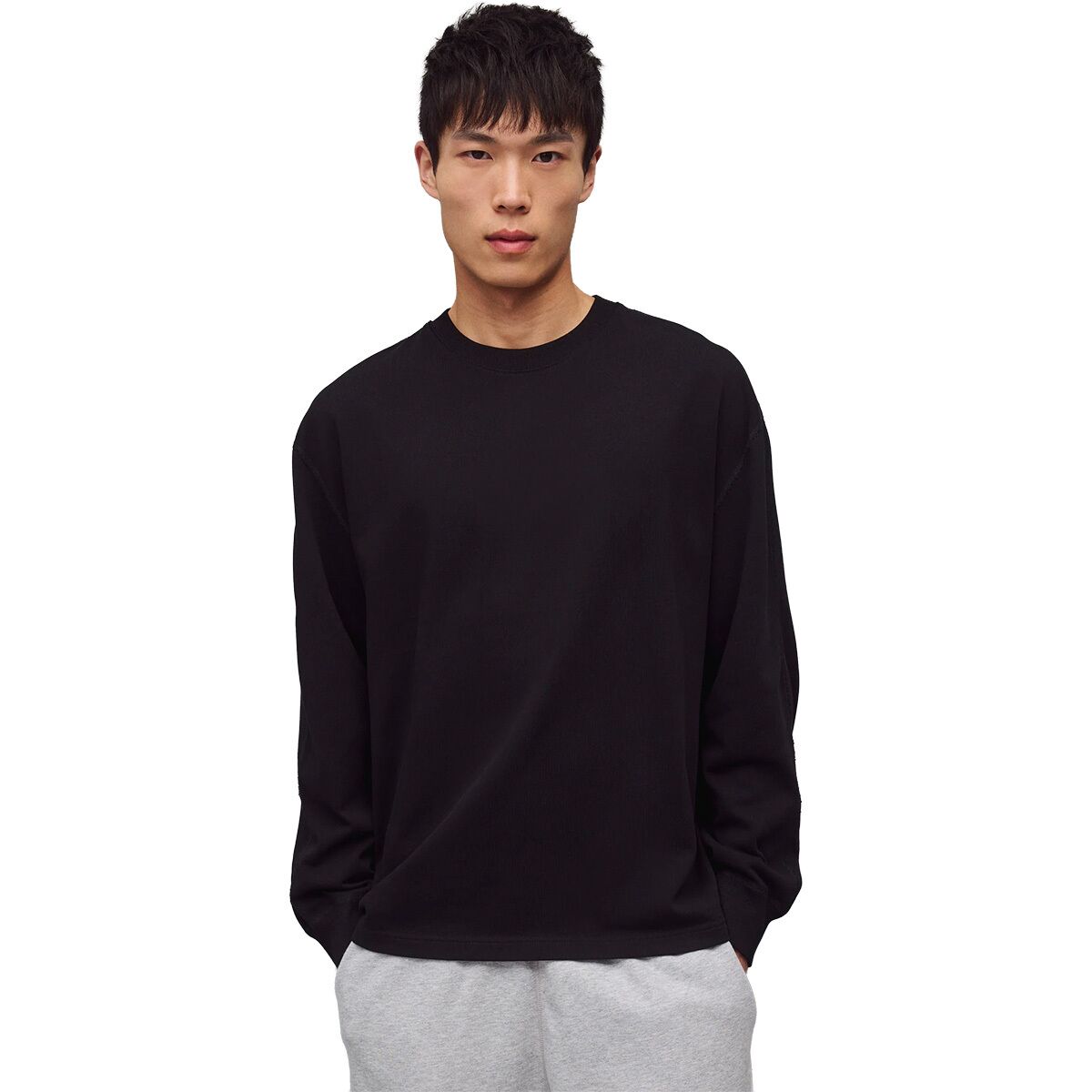 Reigning Champ Heavyweight Jersey Relaxed Long-Sleeve Shirt