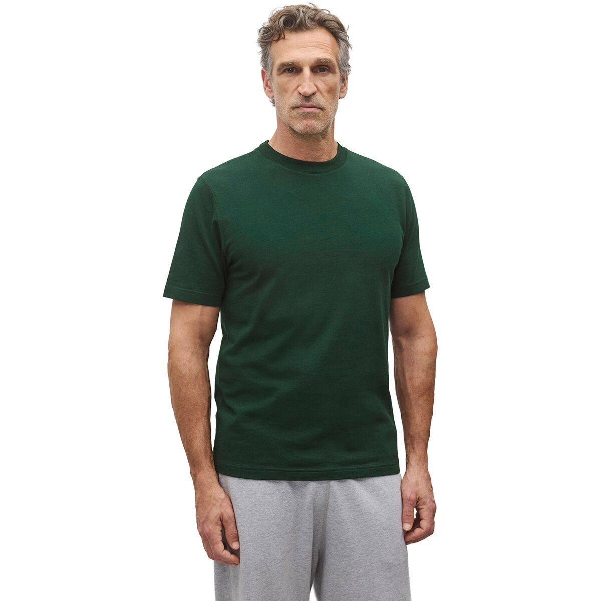 Image of Reigning Champ Midweight Jersey Standard T-Shirt - Men's British Racing Green, S