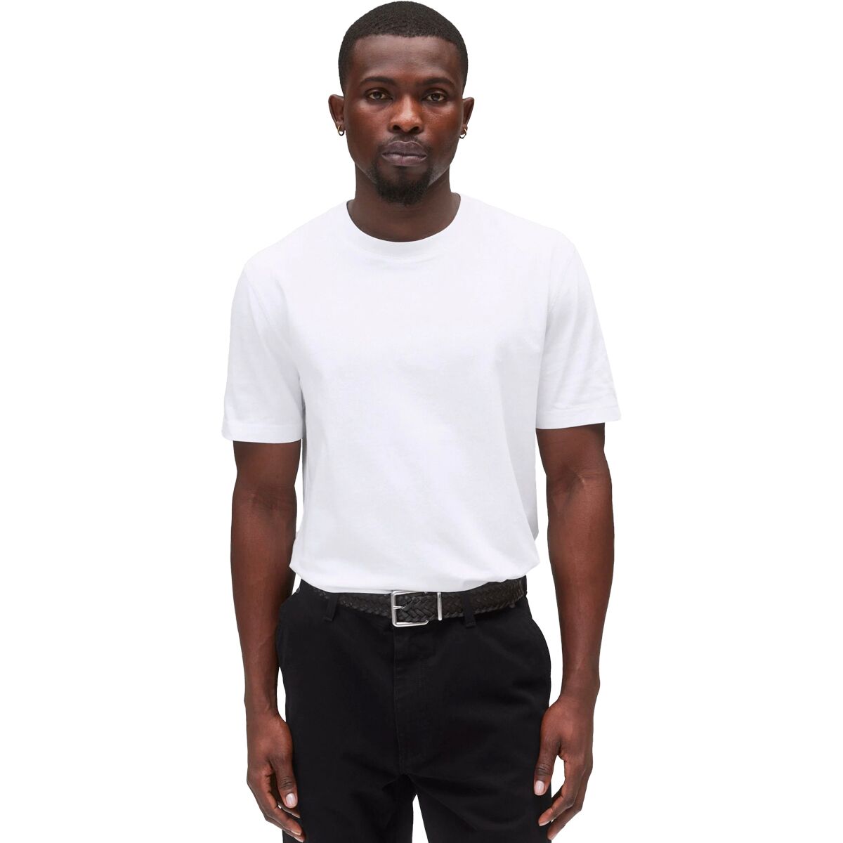 Image of Reigning Champ Midweight Jersey Standard T-Shirt - Men's White, M