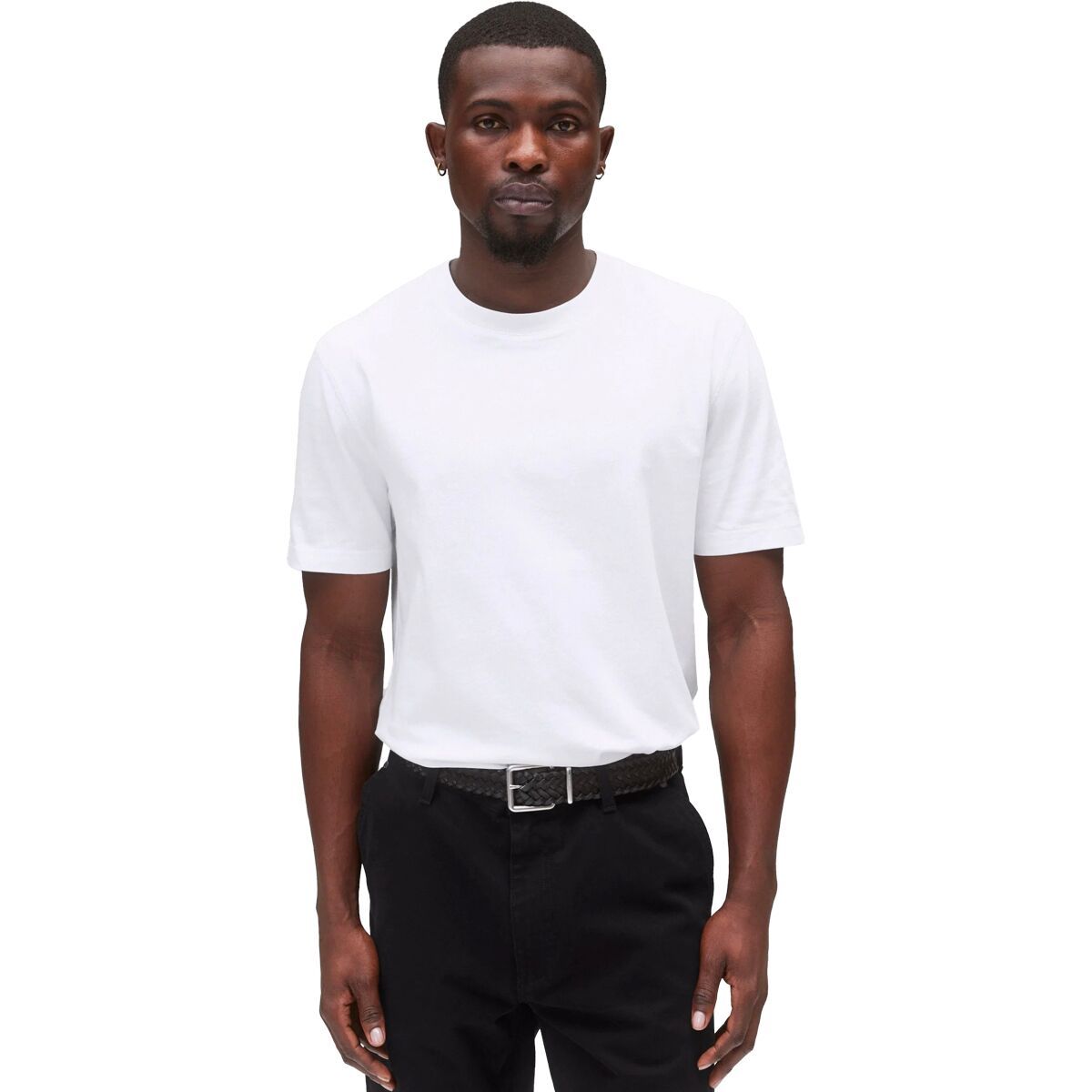 Image of Reigning Champ Midweight Jersey Standard T-Shirt - Men's White, S