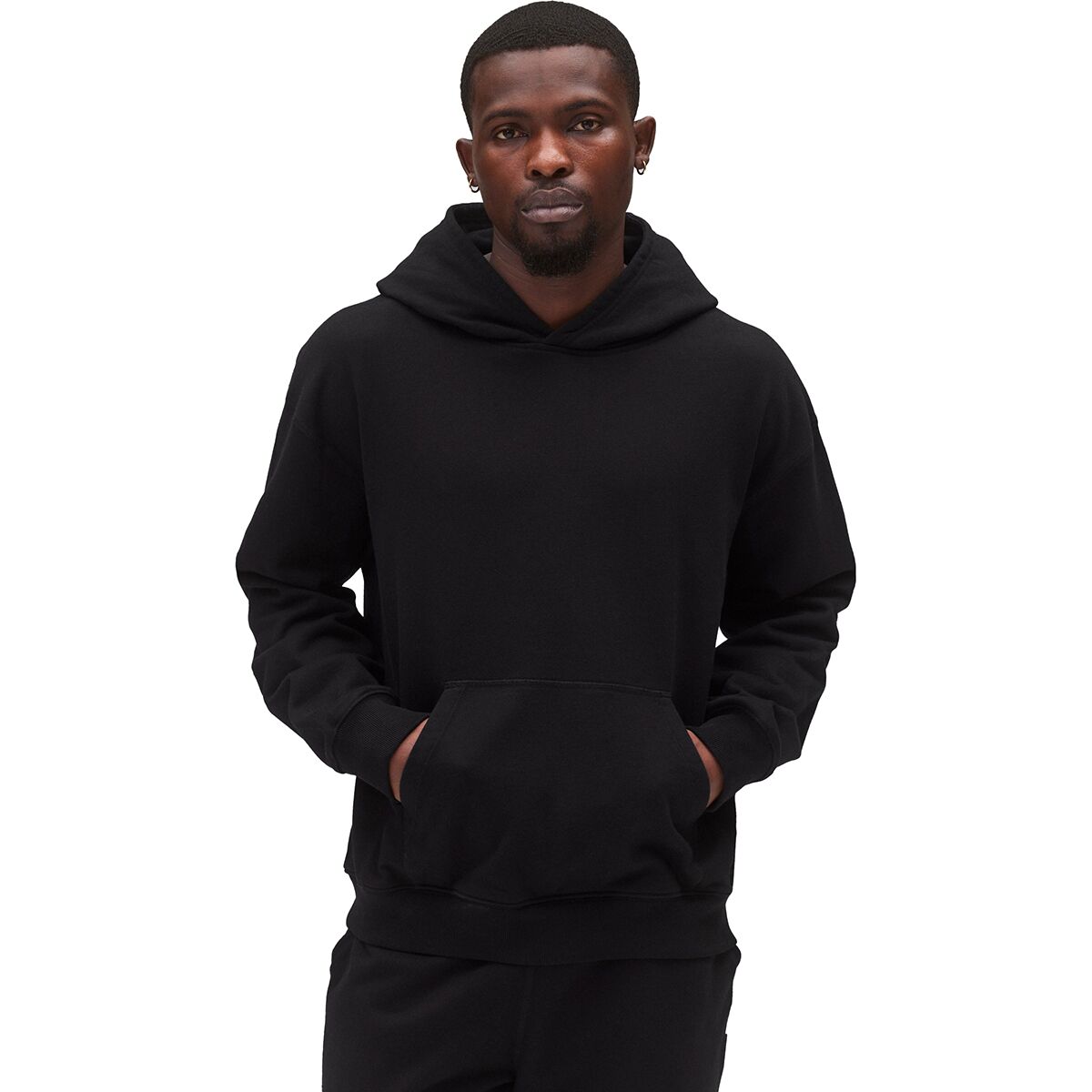 Image of Reigning Champ Midweight Terry 97 Relaxed Hoodie - Men's Black, XL