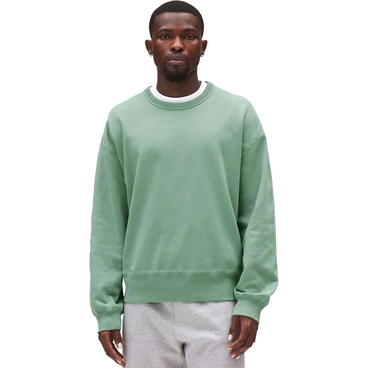 Действующий чемпион в среднем весе махровая толстовка с круглым вырезом в расслабленном стиле - мужская 11190₽