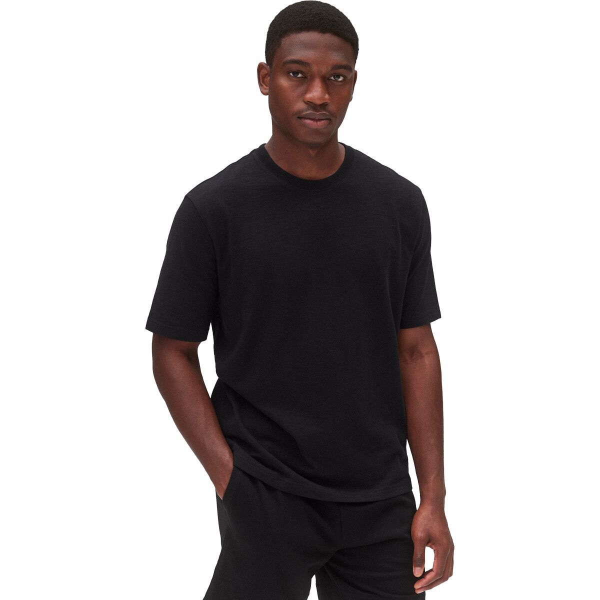 Image of Reigning Champ Slub Jersey T-Shirt - Men's Black, S