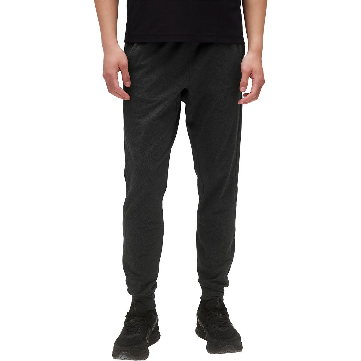 Image of Reigning Champ Brushed Jersey Recovery Slim Pant - Men's Hblack, M