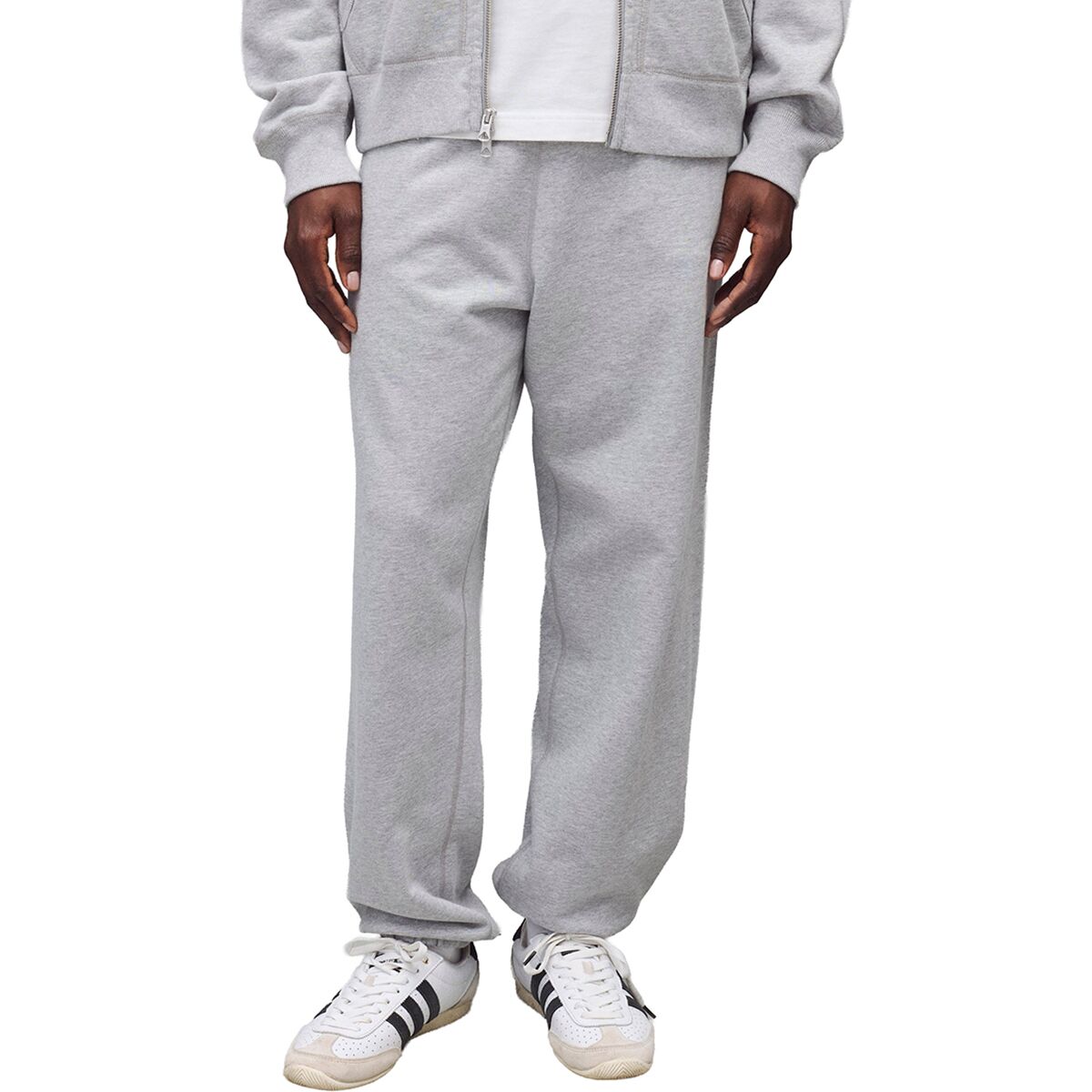 Image of Reigning Champ Midweight Terry Cuffed Relaxed Sweatpant - Men's Hgrey, L