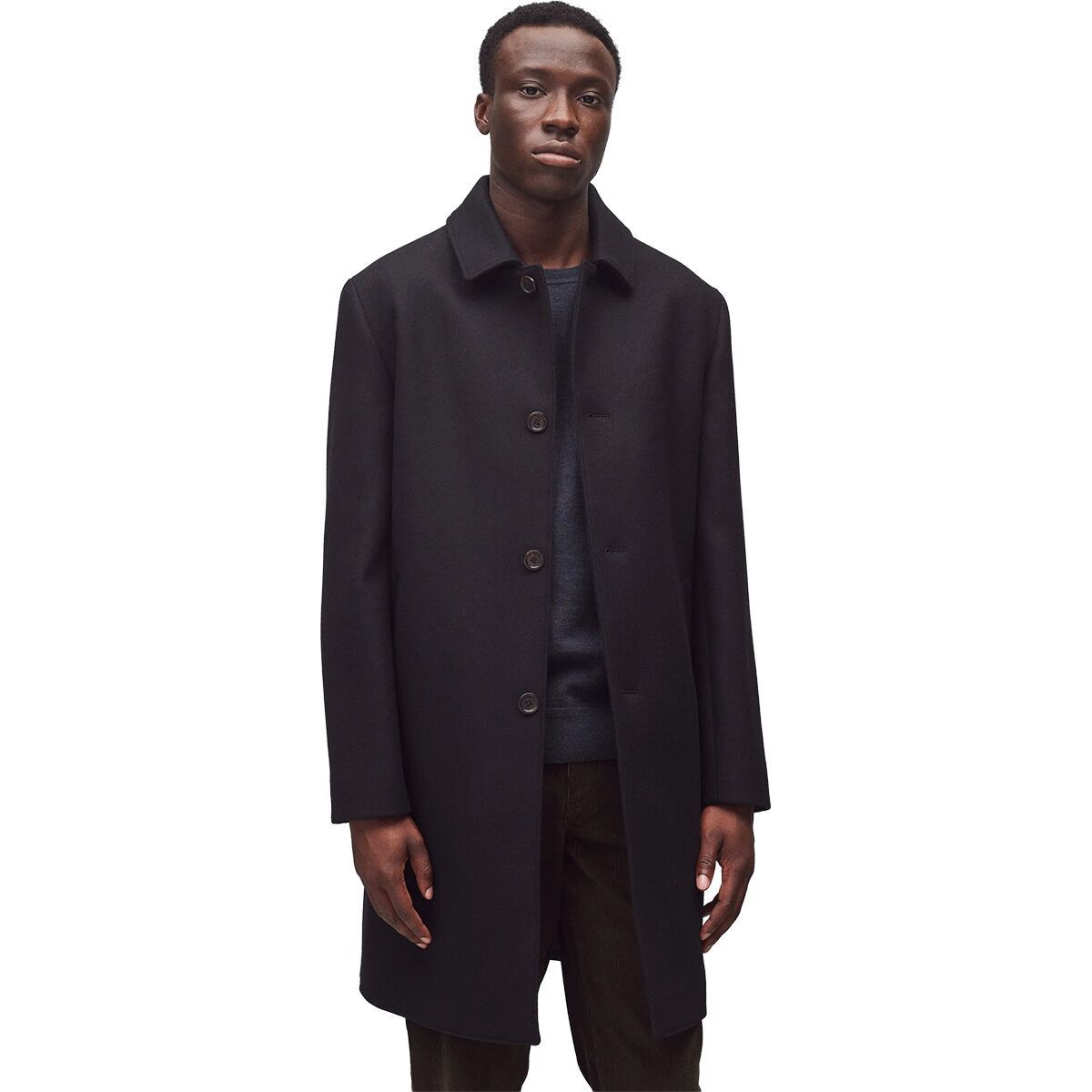 Image of Reigning Champ Wool Scout Coat - Men's Black, S