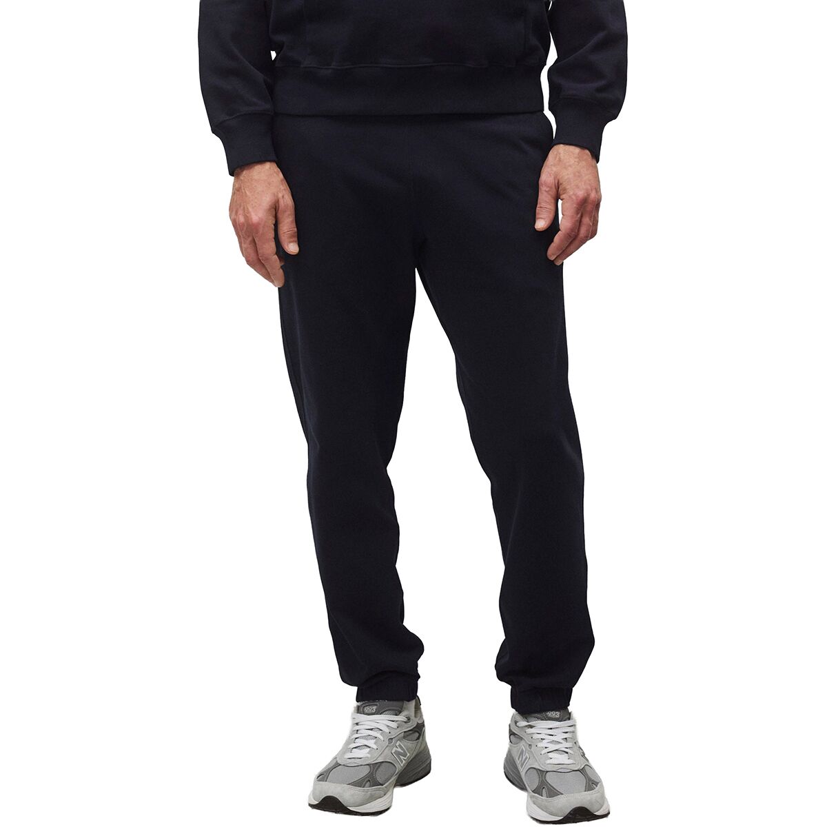 Image of Reigning Champ Heavyweight Jersey Cuffed Sweatpant - Men's Navy, XXL