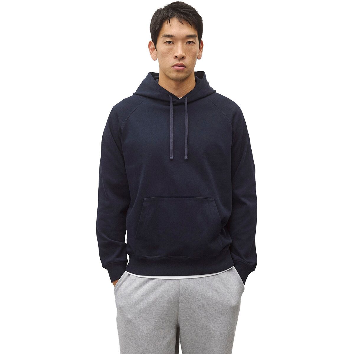 Image of Reigning Champ Heavyweight Jersey Hoodie - Men's Navy, L