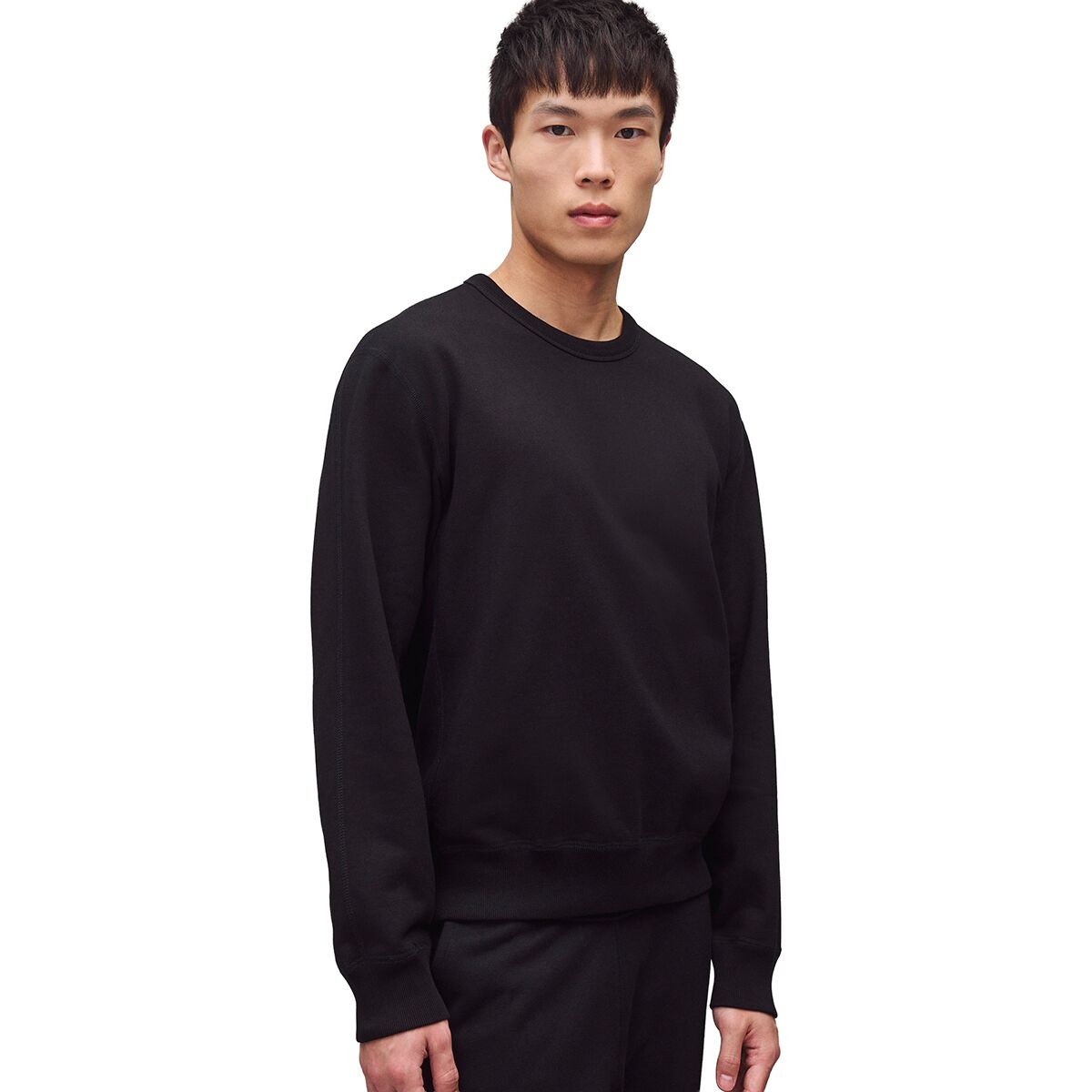 Image of Reigning Champ Lightweight Waffle Long-Sleeve - Men's Black, L