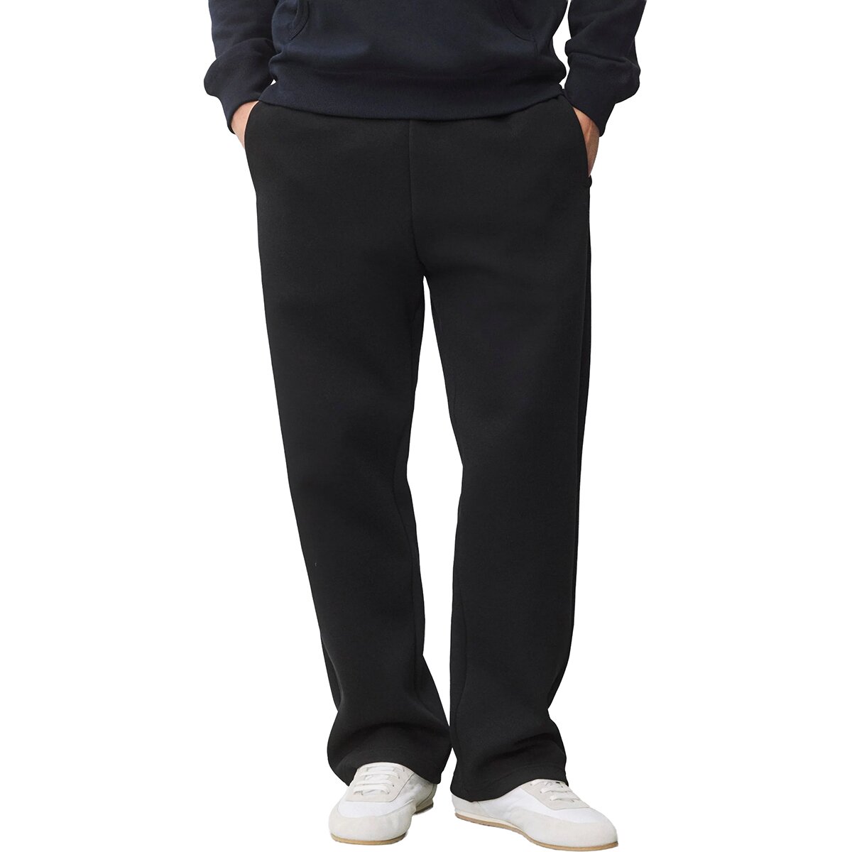 Image of Reigning Champ Dual Fleece Relaxed Sweatpant - Men's Black, L