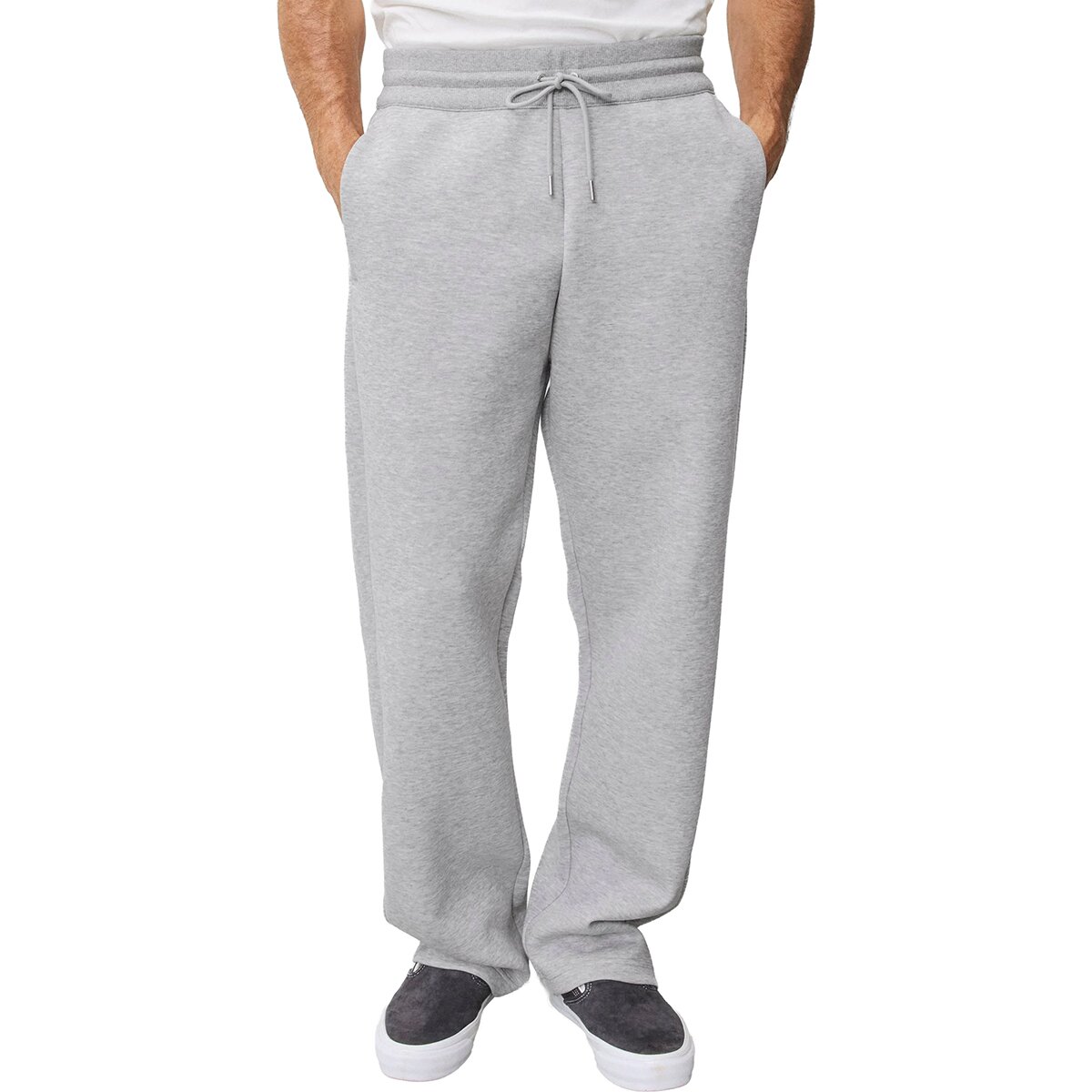 Image of Reigning Champ Dual Fleece Relaxed Sweatpant - Men's Heather Grey, L