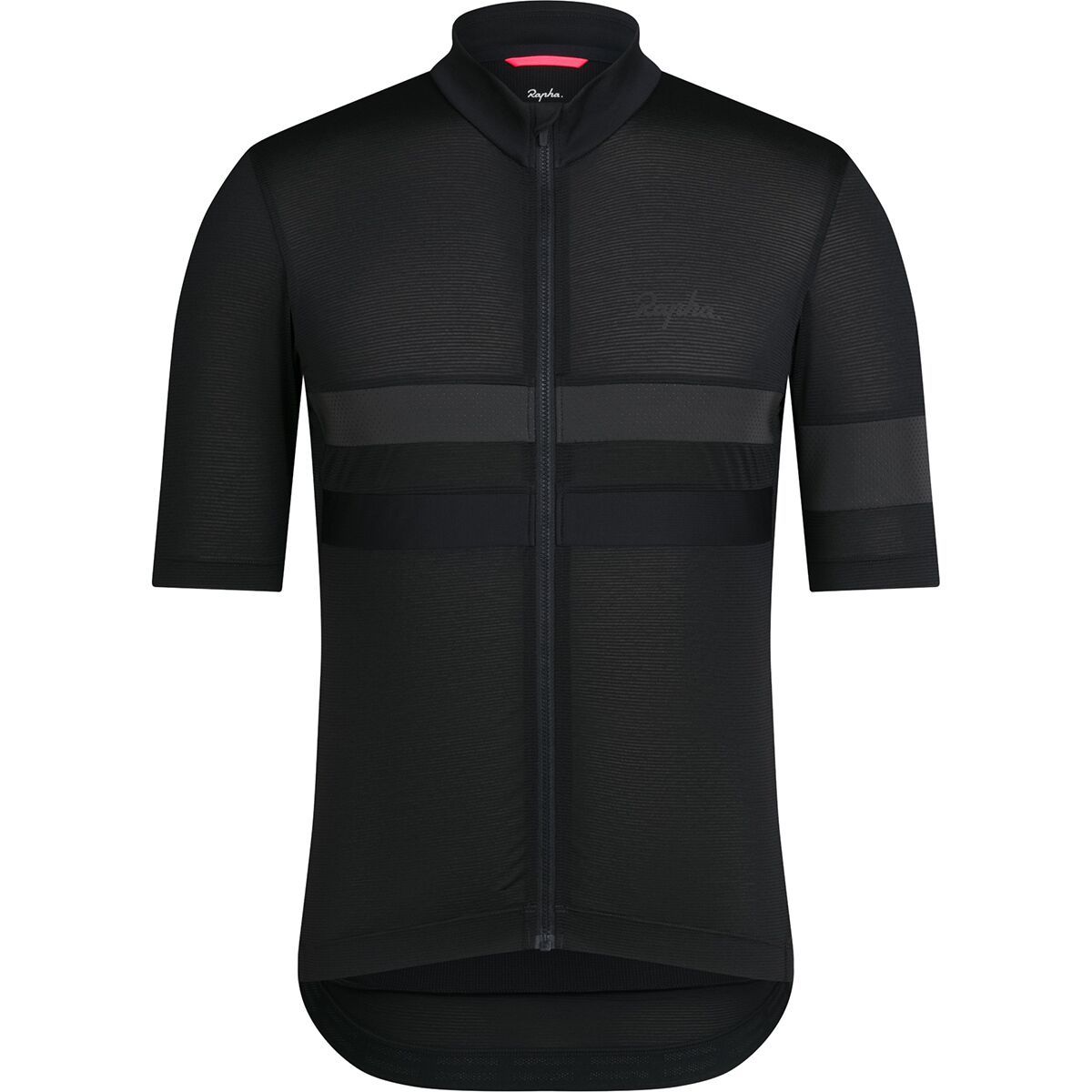 Image of Rapha Brevet Lightweight Short-Sleeve Jersey - Men's Black, S