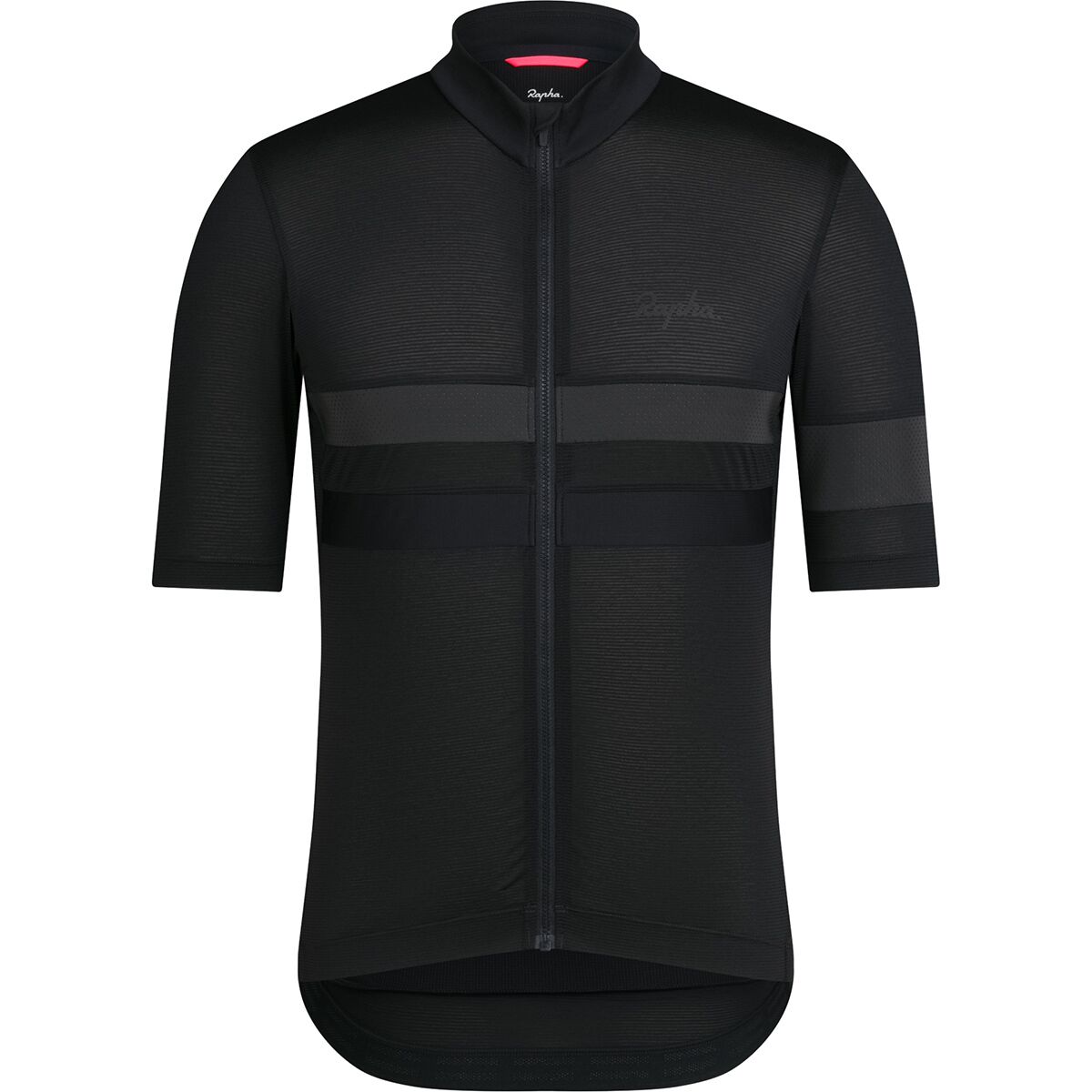 Image of Rapha Brevet Lightweight Short-Sleeve Jersey - Men's Black, XL