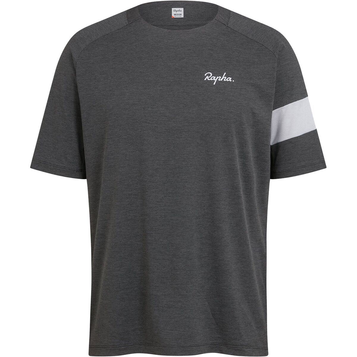 Image of Rapha Trail Technical T-Shirt - Men's Dark Grey/Light Grey, L