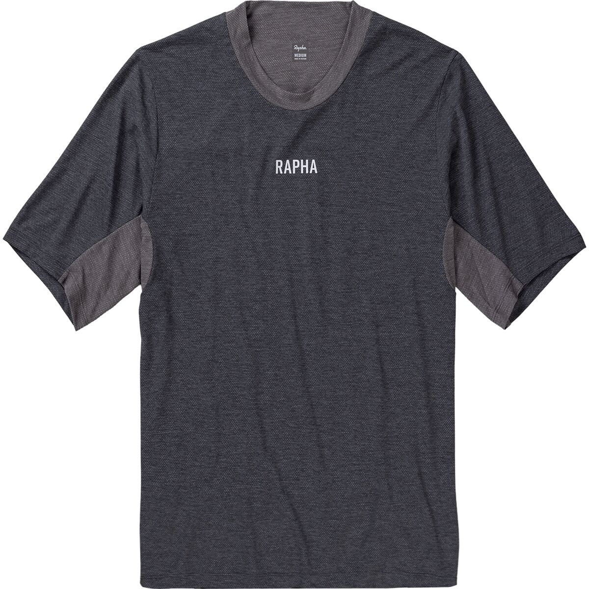 Image of Rapha Trail Technical T-Shirt - Men's Dark Grey/Mushroom, L
