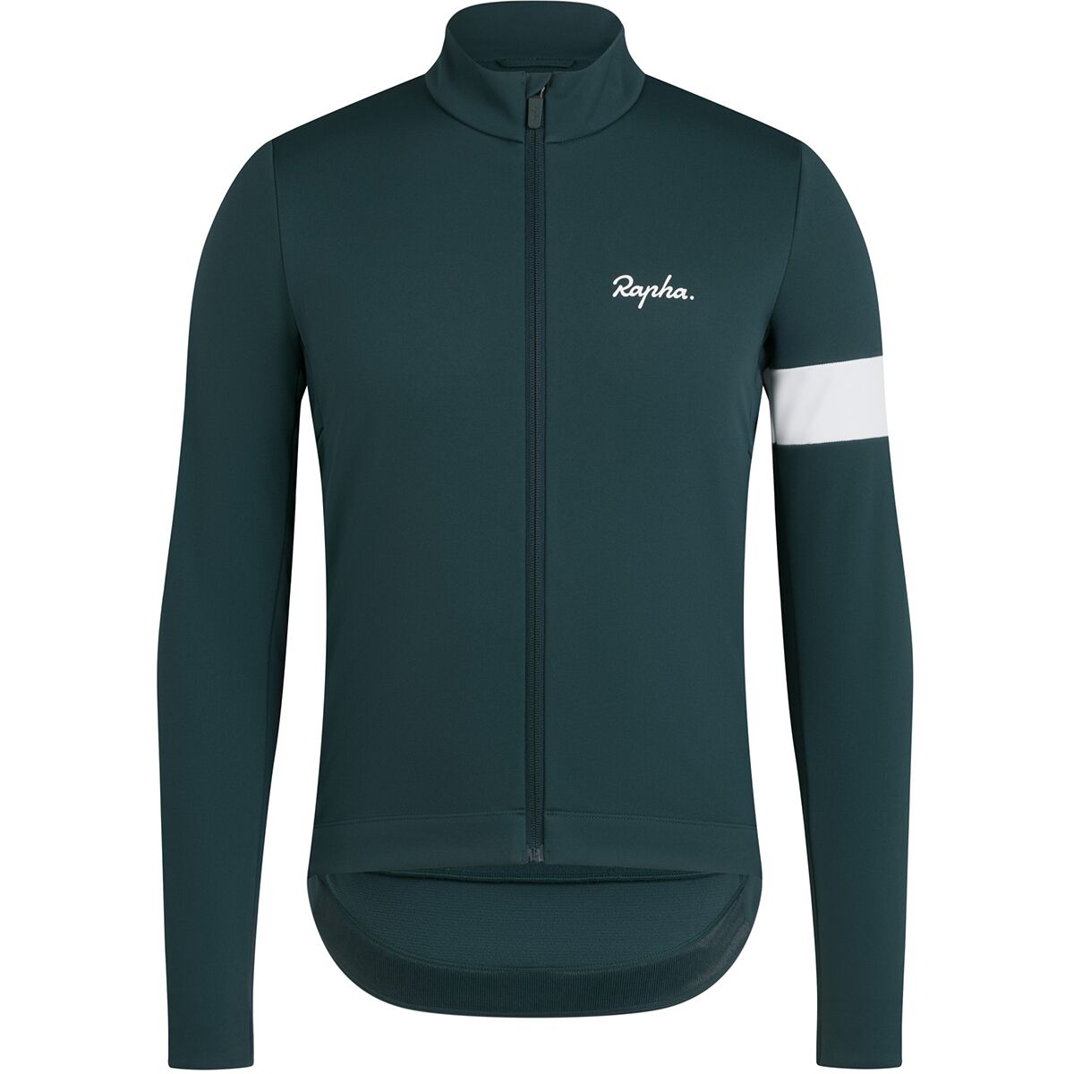 Image of Rapha Core Winter Jacket - Men's Forest Green/White, M