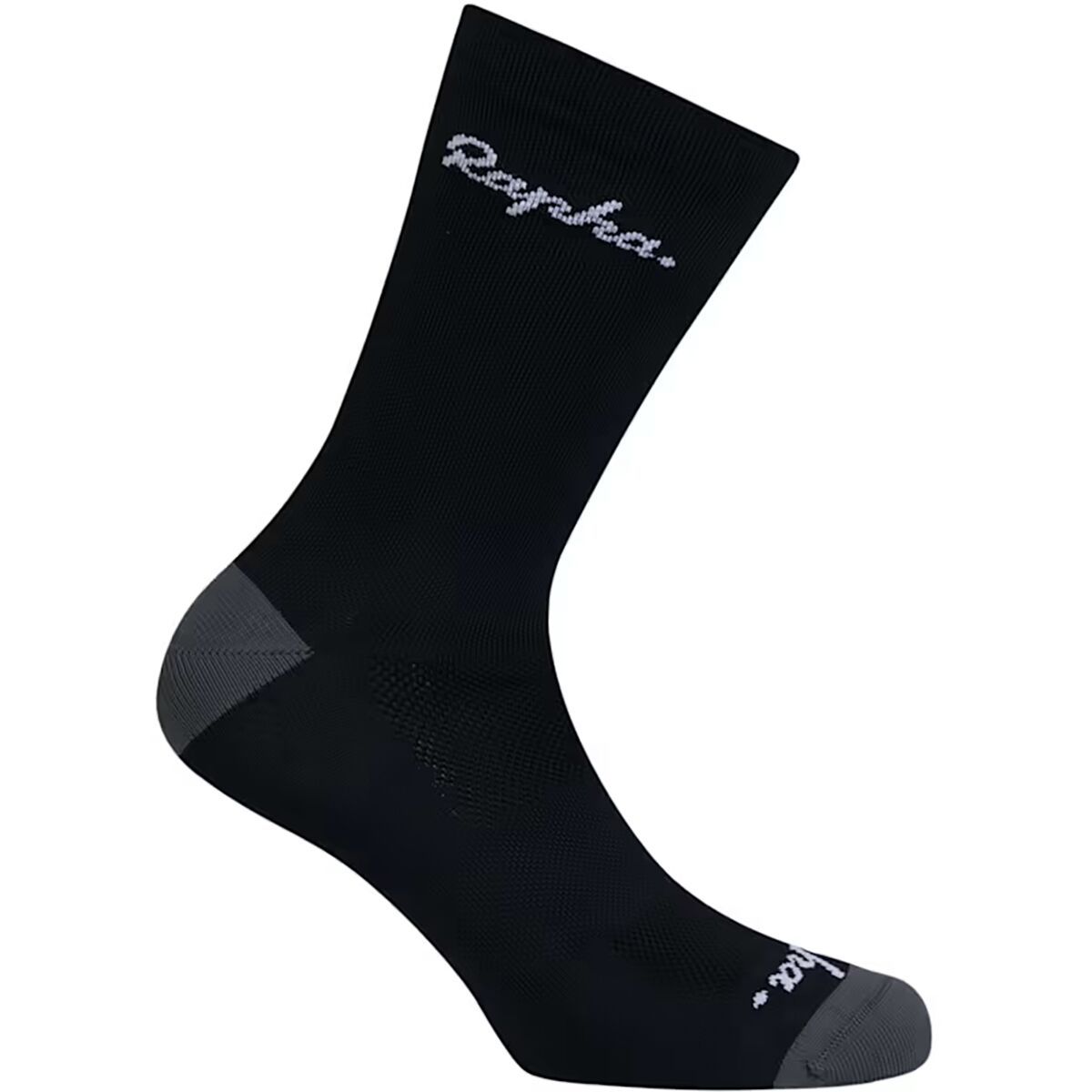 Image of Rapha Logo Socks Black/Grey, M