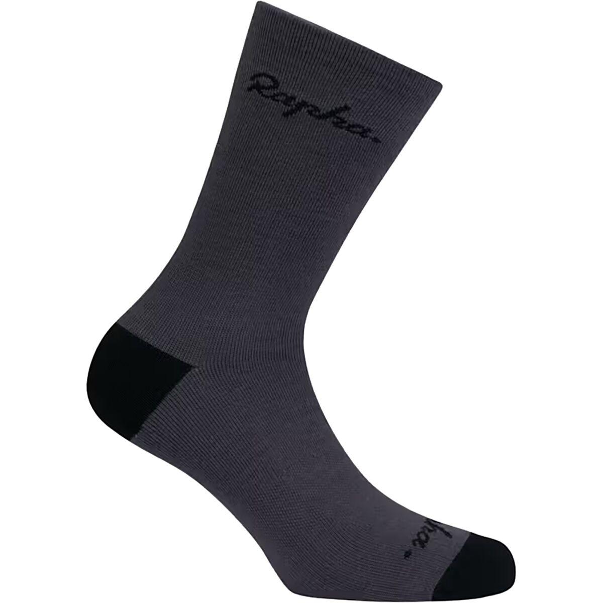 Image of Rapha Merino Socks Dark Grey/Black, S