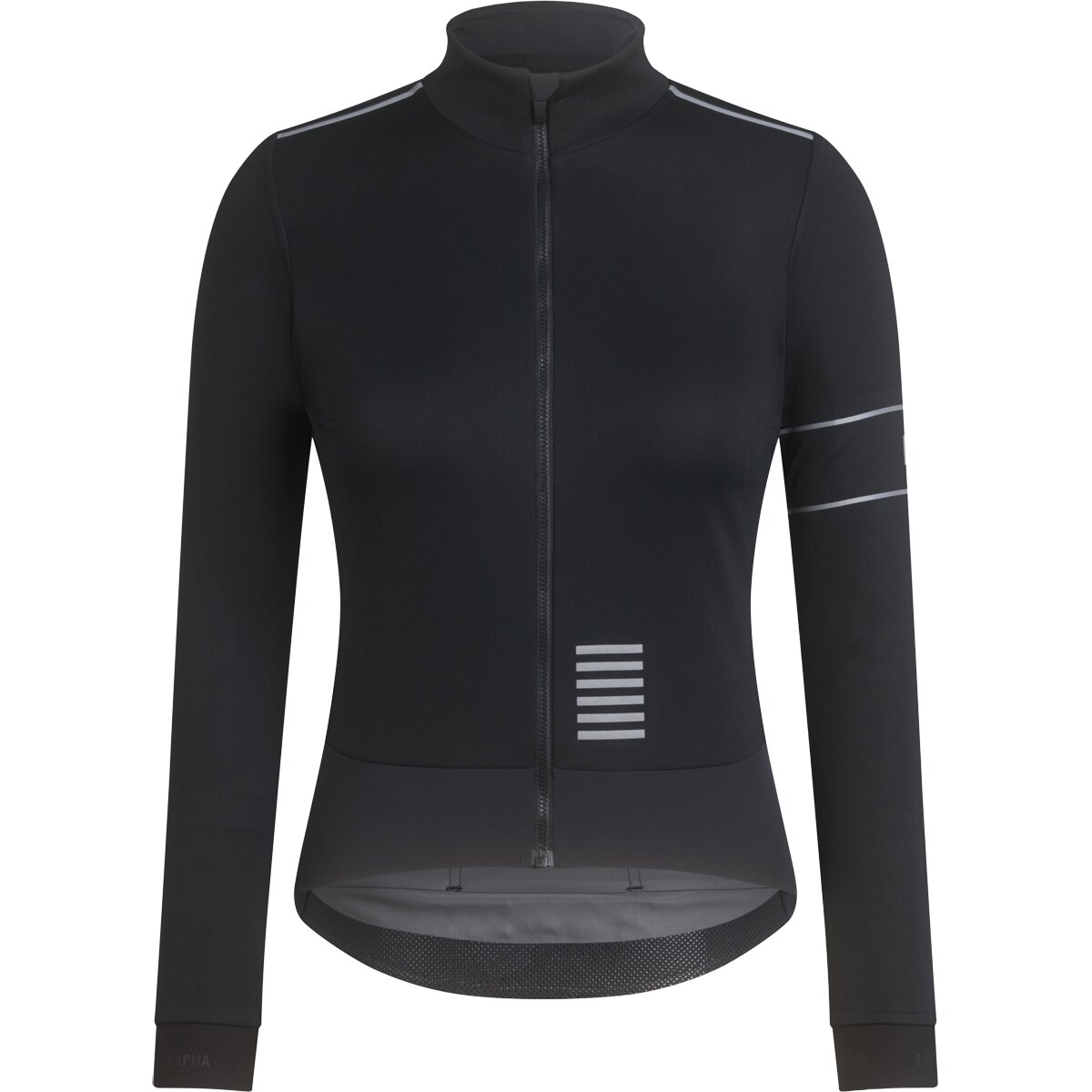 Image of Rapha Pro Team Infinium Long-Sleeve Gore-Tex Jersey - Women's Black/Black, S