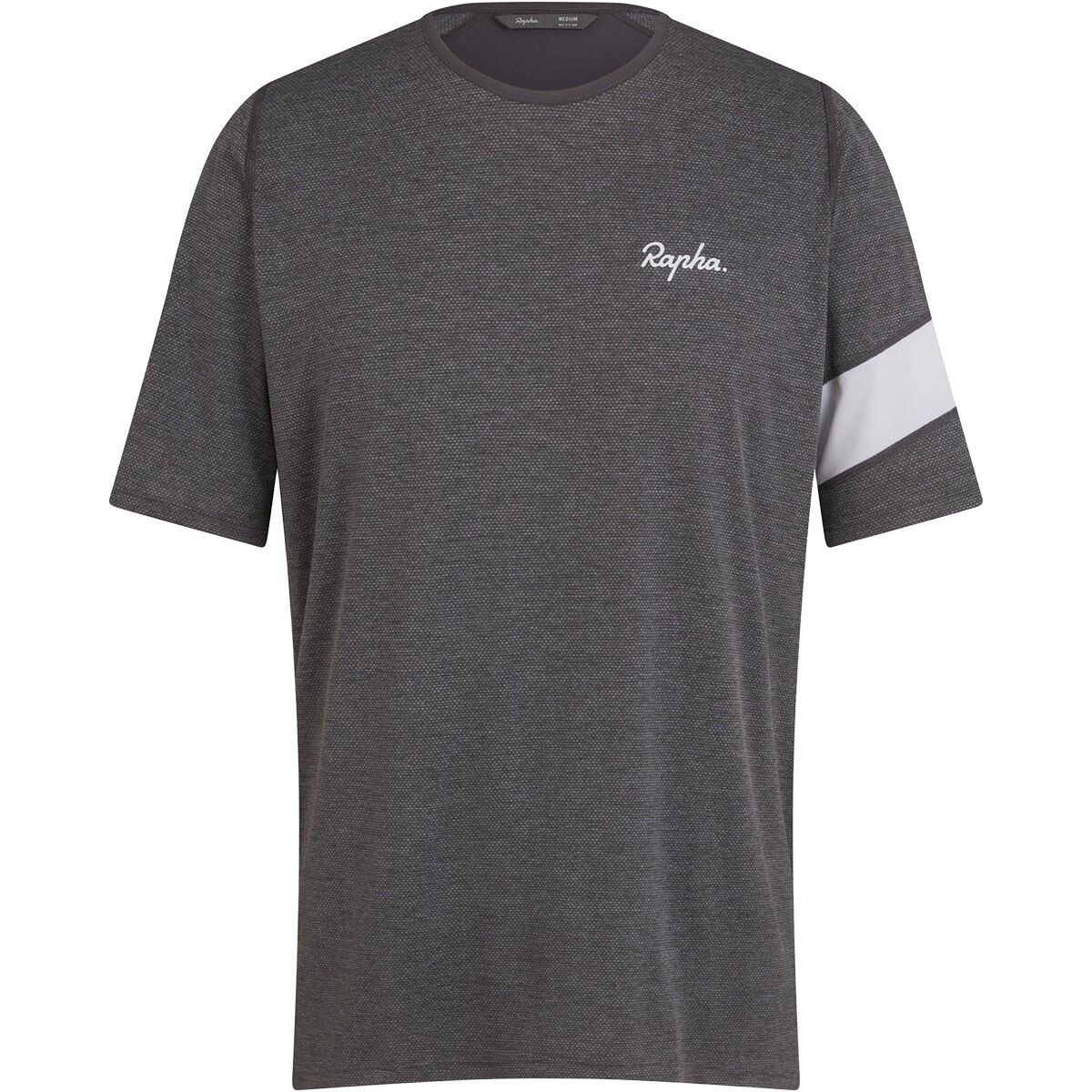 Image of Rapha Trail Lightweight T-Shirt - Men's Grey/Light Grey, M
