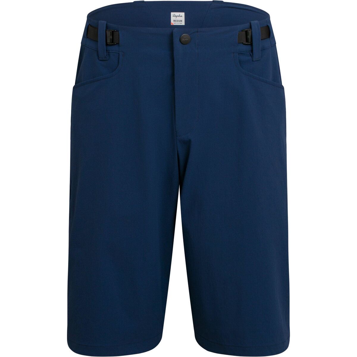 Image of Rapha Trail Short - Men's Navy/Orange, M