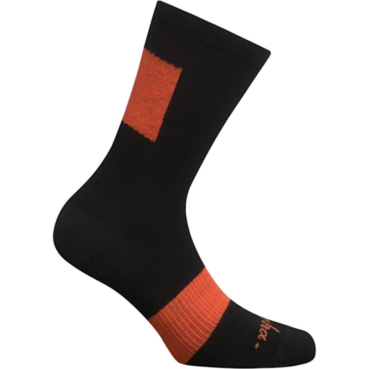Image of Rapha Trail Sock Black/Orange, M