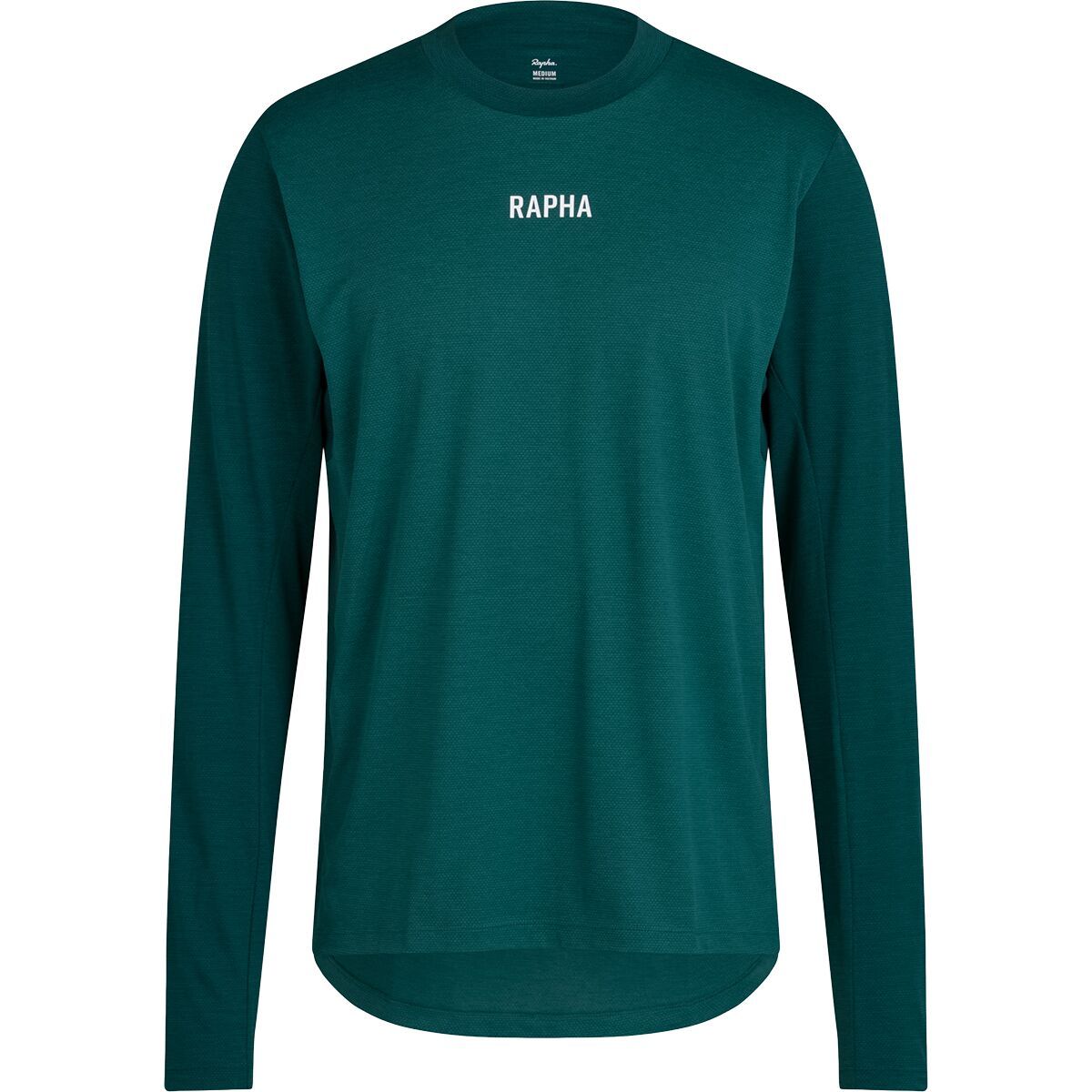 Image of Rapha Trail Technical Long-Sleeve T-Shirt - Men's Blue Green/Dark Green, L