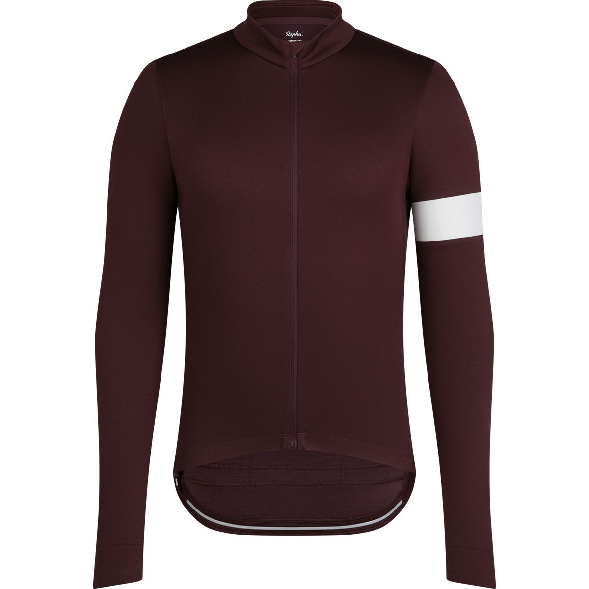 Image of Rapha Classic Long-Sleeve Jersey - Men's Fudge/White Alyssum, S