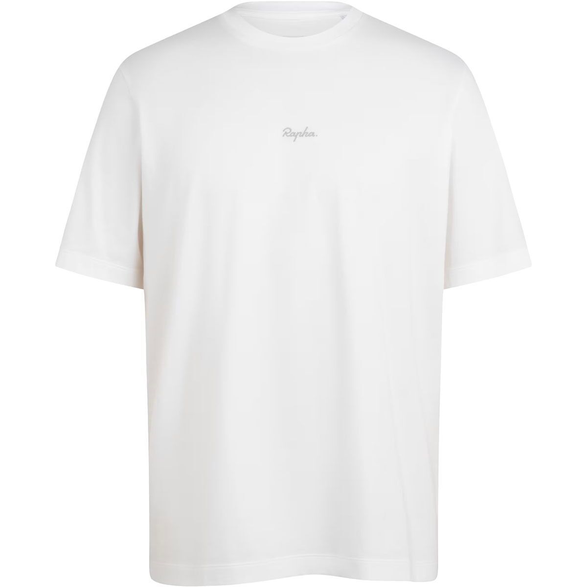 Image of Rapha Cotton T-Shirt - Men's White/Light Grey, S