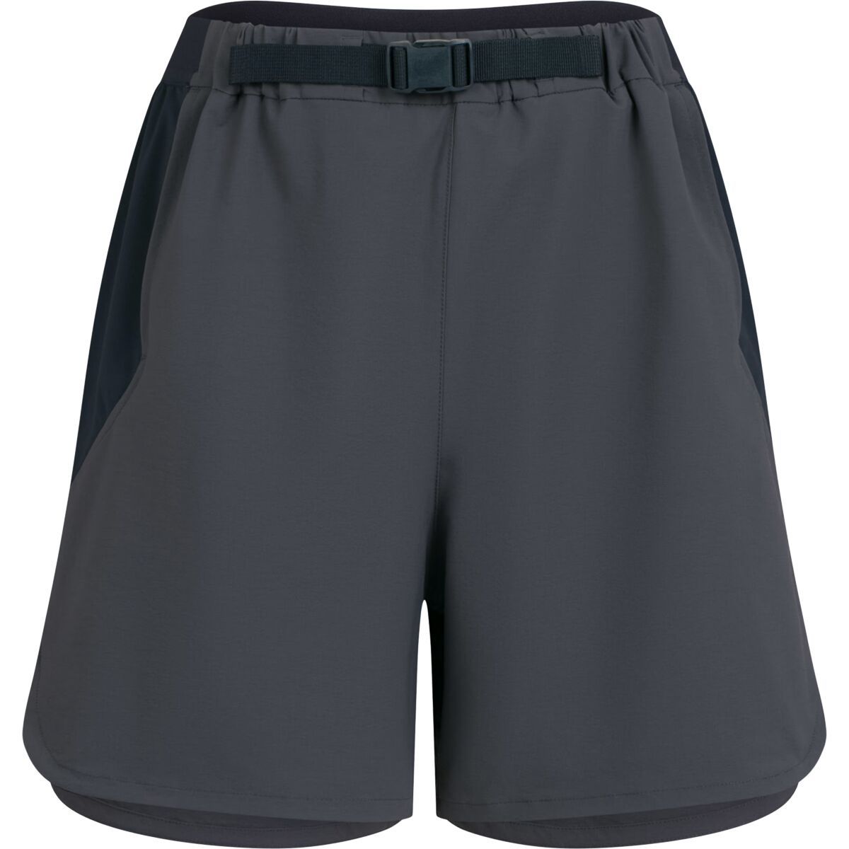 Image of Rapha Explore Short - Women's Black Charcoal/Grey, M