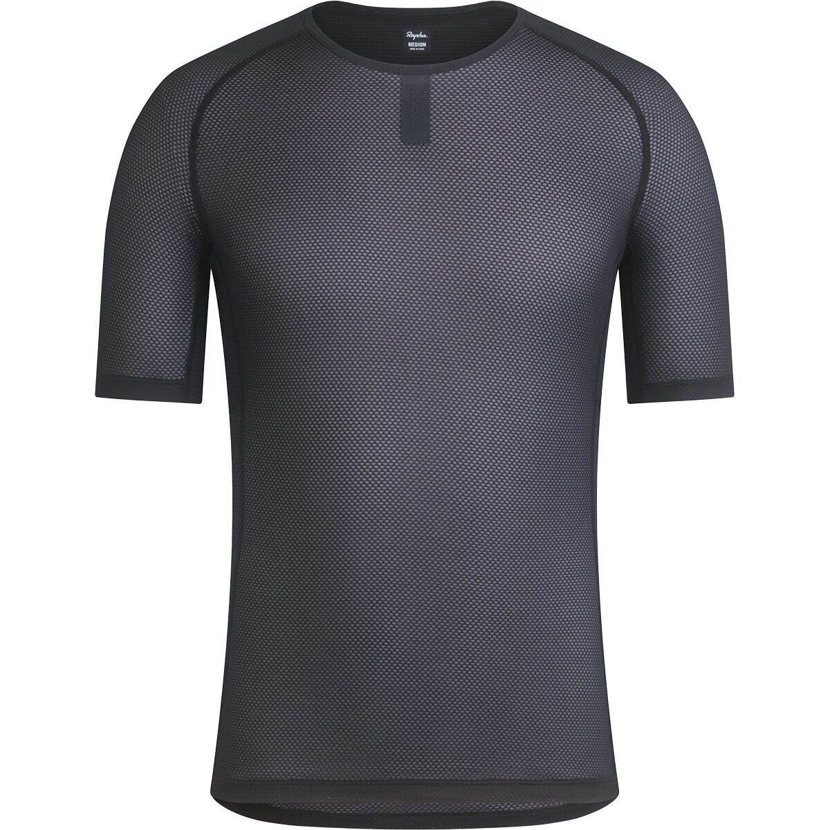 Image of Rapha Lightweight Short-Sleeve Base Layer - Men's Black/Black, M