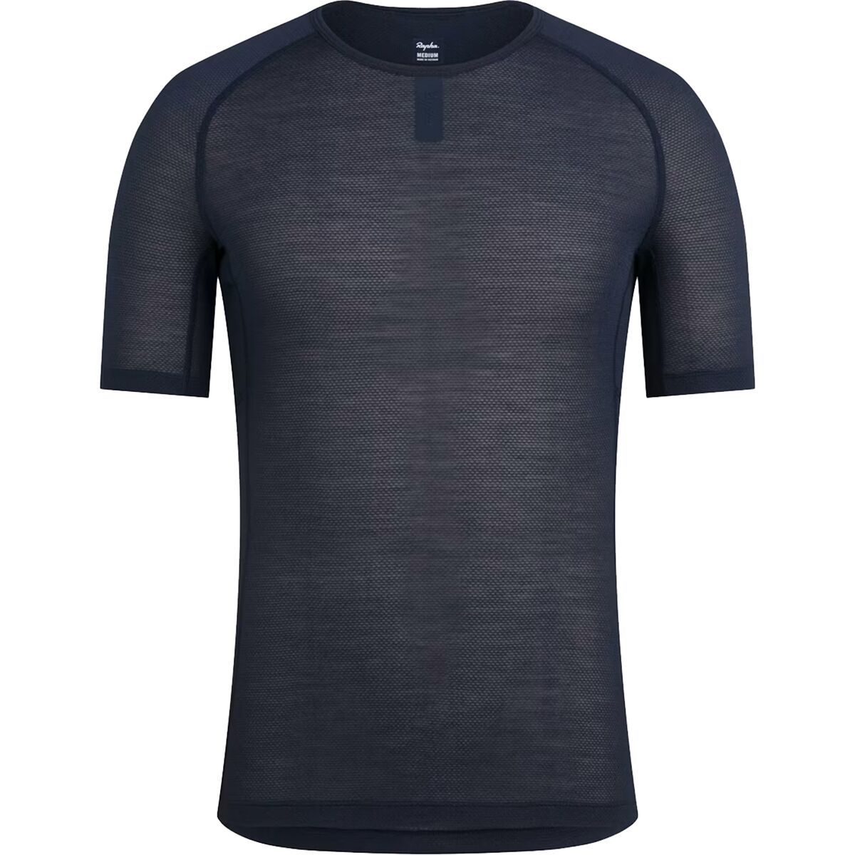 Image of Rapha Merino Lightweight Short-Sleeve Base Layer - Men's Dark Navy, L