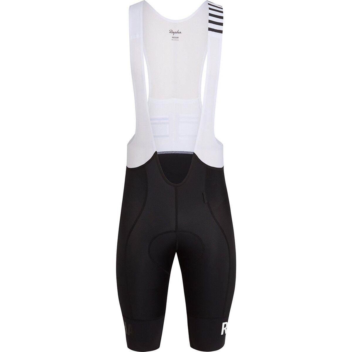 Rapha Rapha Pro Team Long Bib Short - Men's Black/White, XL
