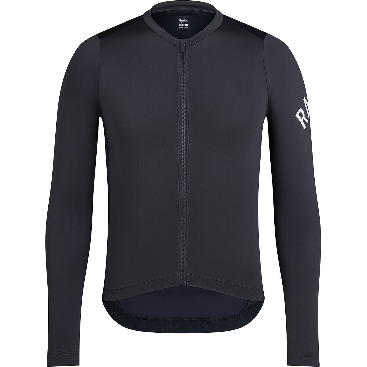 Image of Rapha Pro Team Long-Sleeve Jersey - Men's Dark Grey / Dark Navy, M