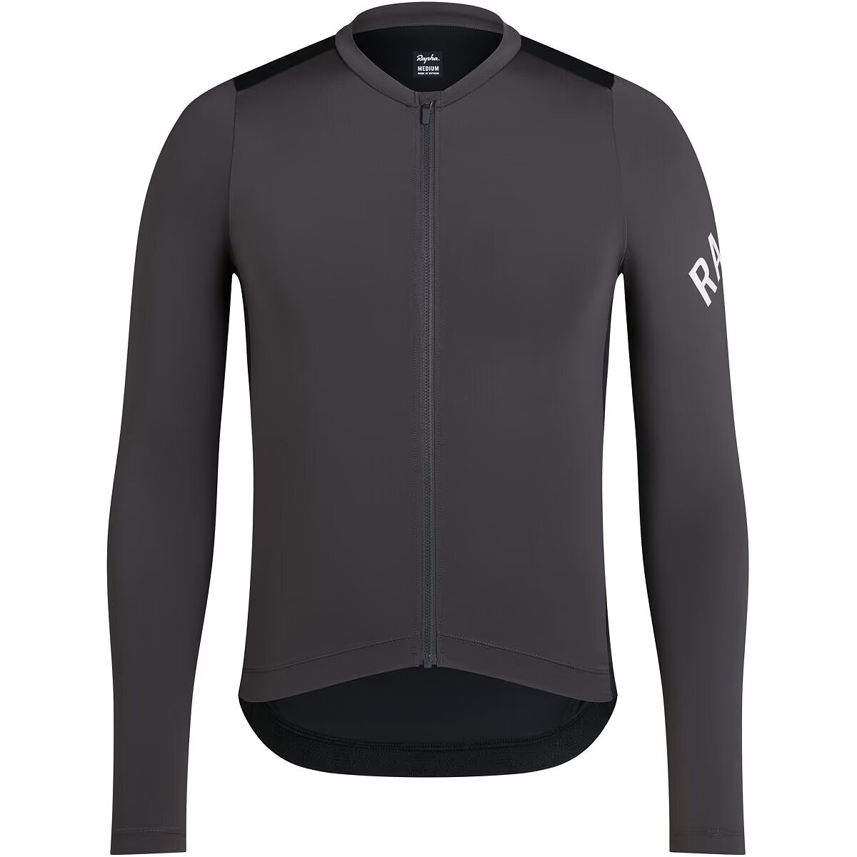 Image of Rapha Pro Team Long-Sleeve Jersey - Men's Dark Grey/Black, XXL