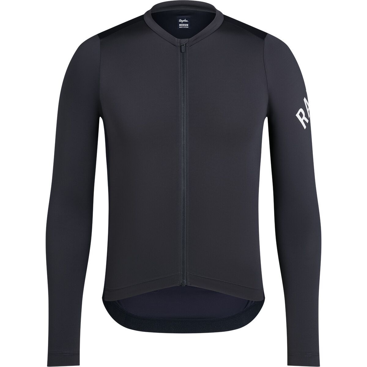 Image of Rapha Pro Team Long-Sleeve Jersey - Men's Dark Grey/Black, M