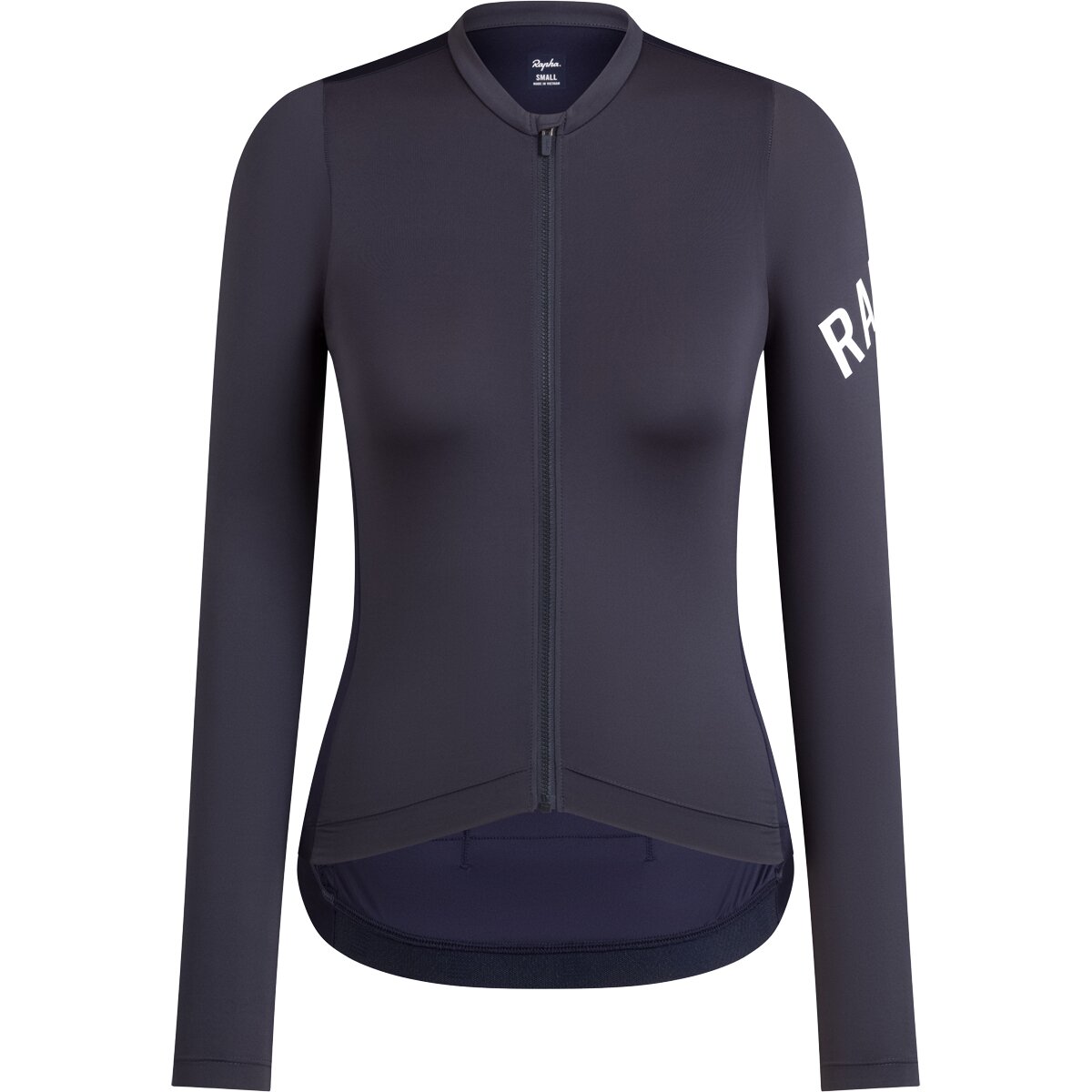 Image of Rapha Pro Team Long-Sleeve Jersey - Women's Dark Grey / Dark Navy, L