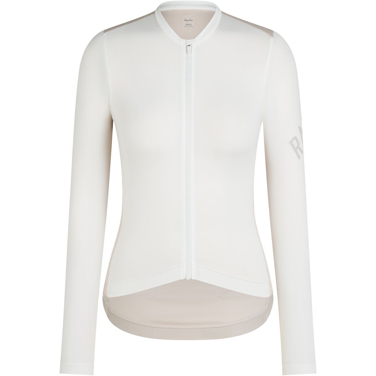 Image of Rapha Pro Team Long-Sleeve Jersey - Women's White Alyssum/Silver Gray, L