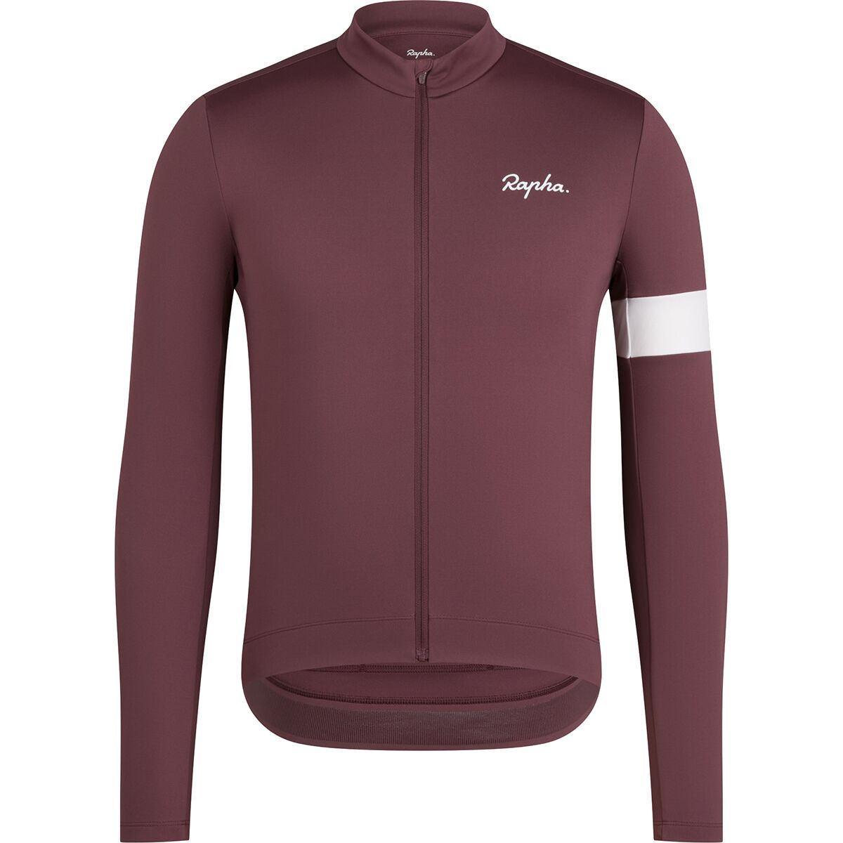 Image of Rapha Core Thermal Long Sleeve Jersey - Men's Huckleberry/White Alyssum, L
