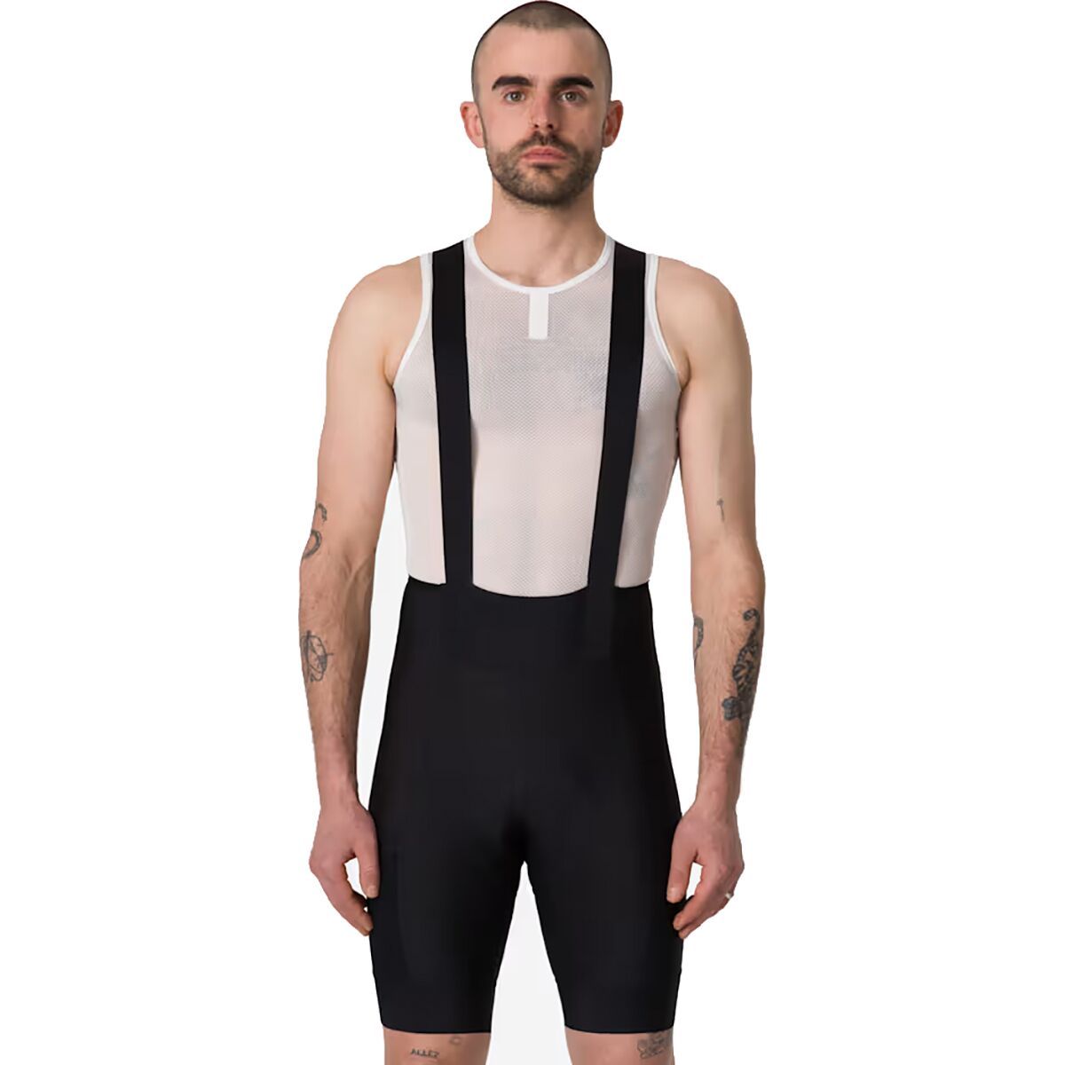 Image of Rapha Brevet Element Bib Short - Men's Black/Black, M