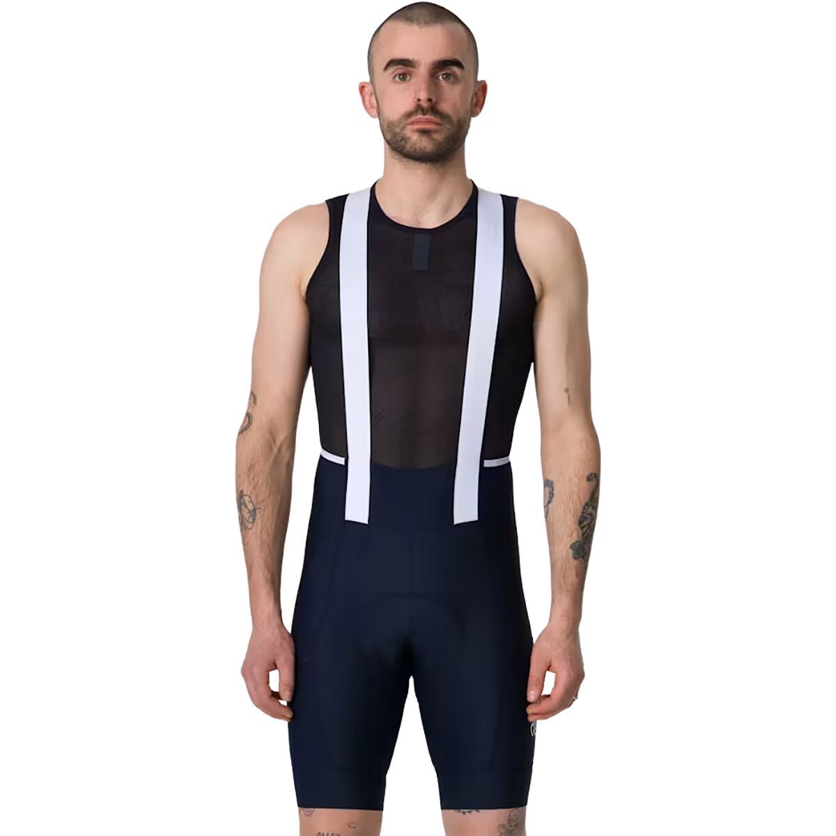 Image of Rapha Brevet Element Bib Short - Men's Dark Navy/White, XL