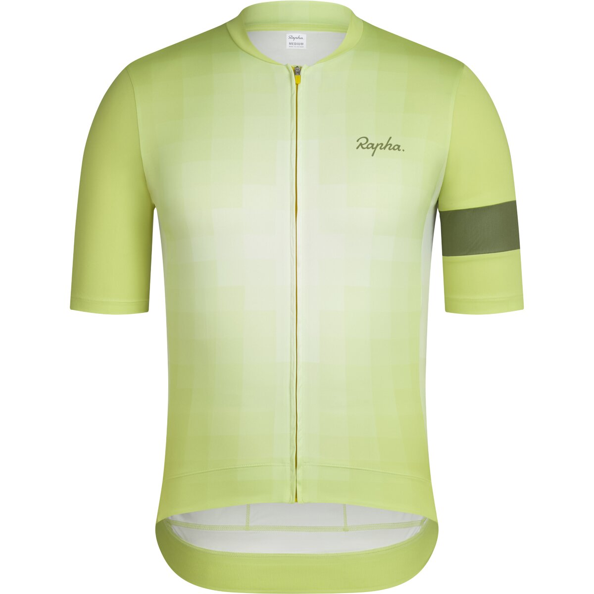 Image of Rapha Core Jersey - Men's Silver/Yellow, L