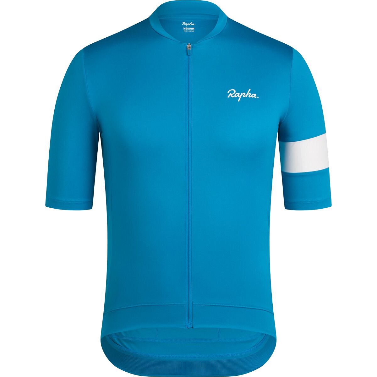 Image of Rapha Core Jersey - Men's Teal Blue/White, L