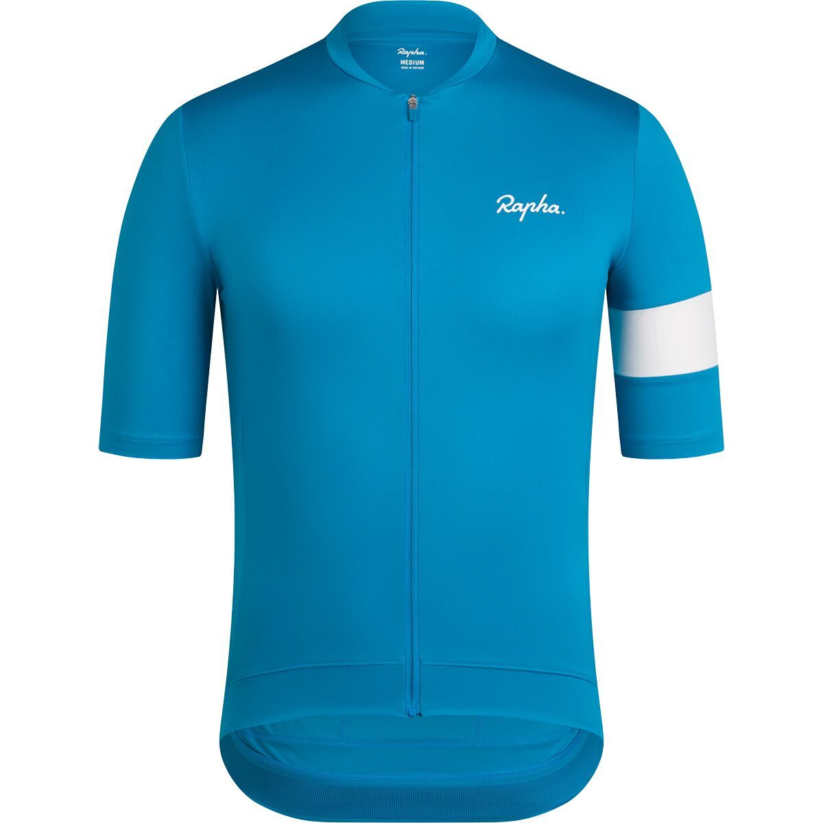 Image of Rapha Core Jersey - Men's Teal Blue/White, S
